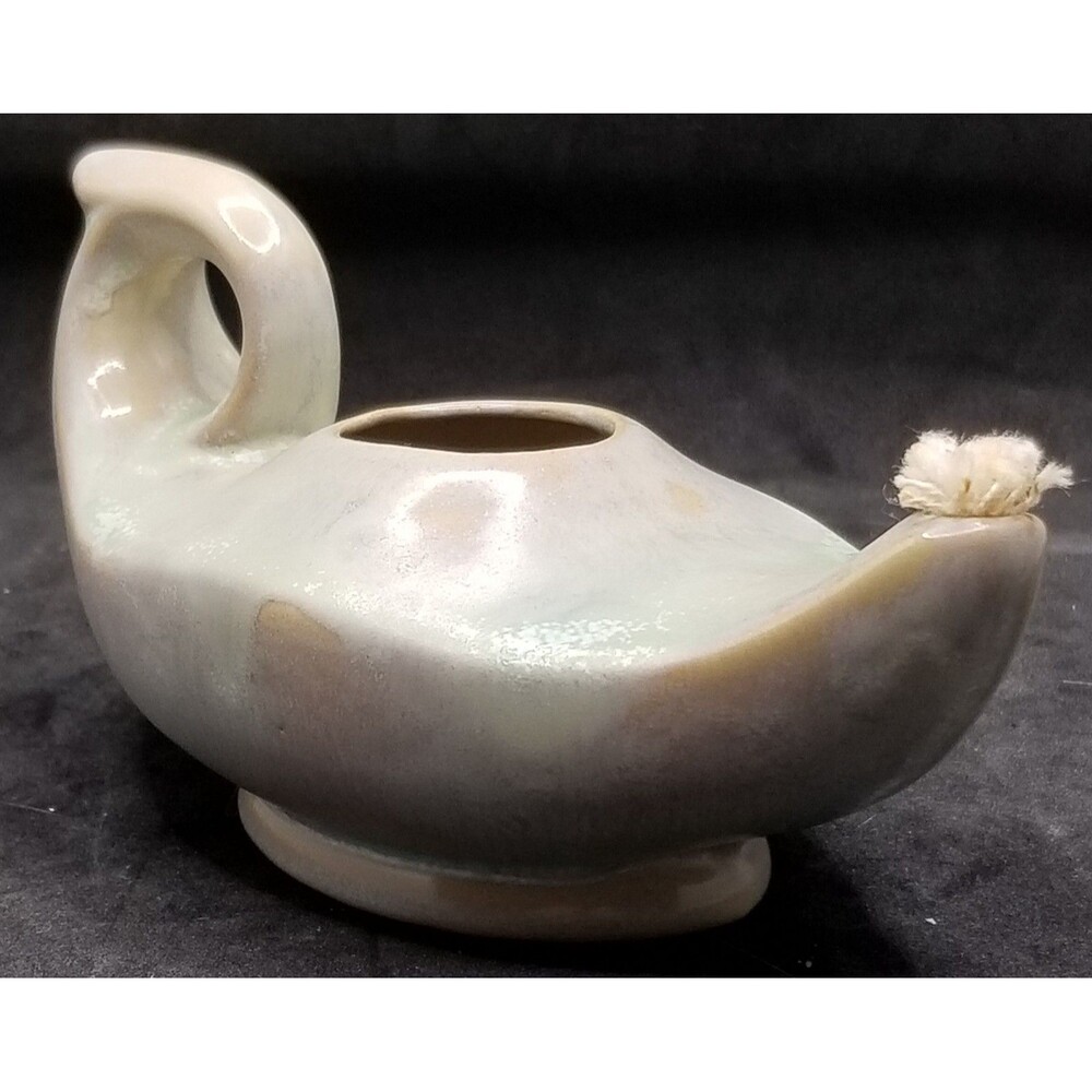 Vintage Wheatonware exclusive genie oil lamp by Stangl